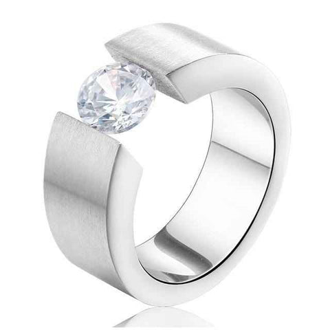 Effortlessly Designed Stone Encrusted Ring