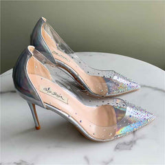 Rhinestone Stiletto Heel shoes