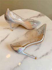 Rhinestone Stiletto Heel shoes