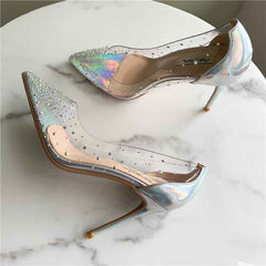 Rhinestone Stiletto Heel shoes