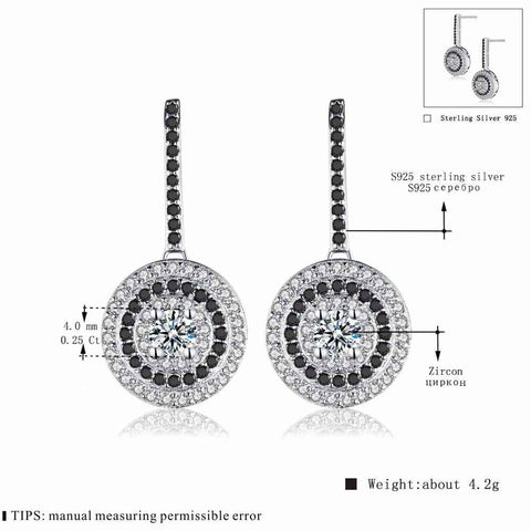 Silver Zirconia Stud Earrings