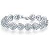 Heart Shaped Sparkling Bracelet