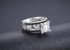 Sterling Silver Trendy Engagement Ring