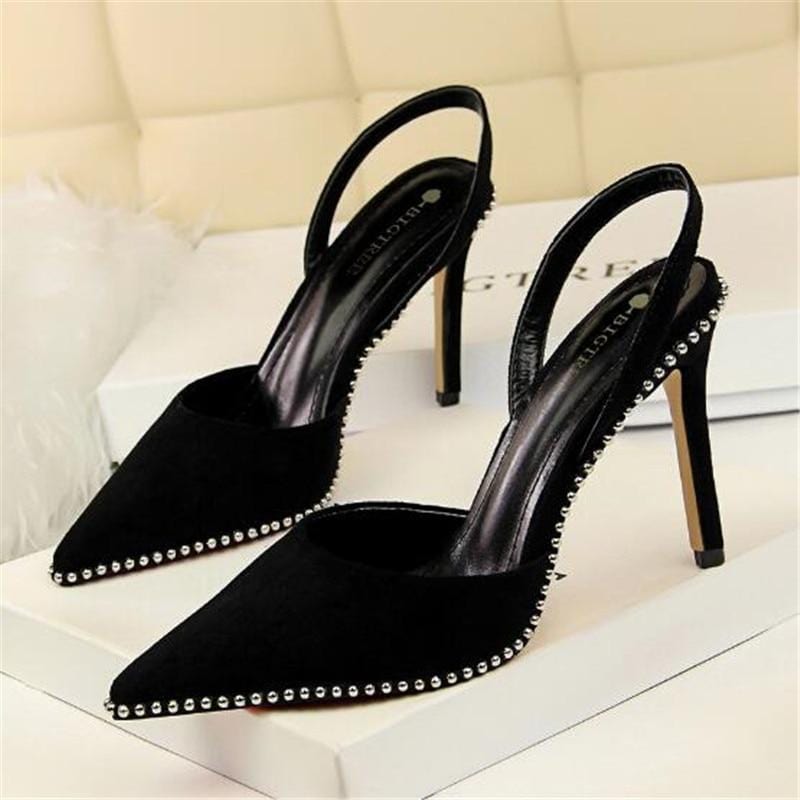 High Heel Suede Women Shoes