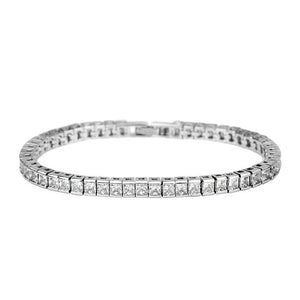 Classic Princess Diamond Tennis Bracelet