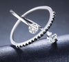 Romantic Silver Cross Designed Ring