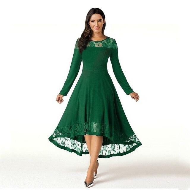 Casual Long Sleeve Flannel Dress