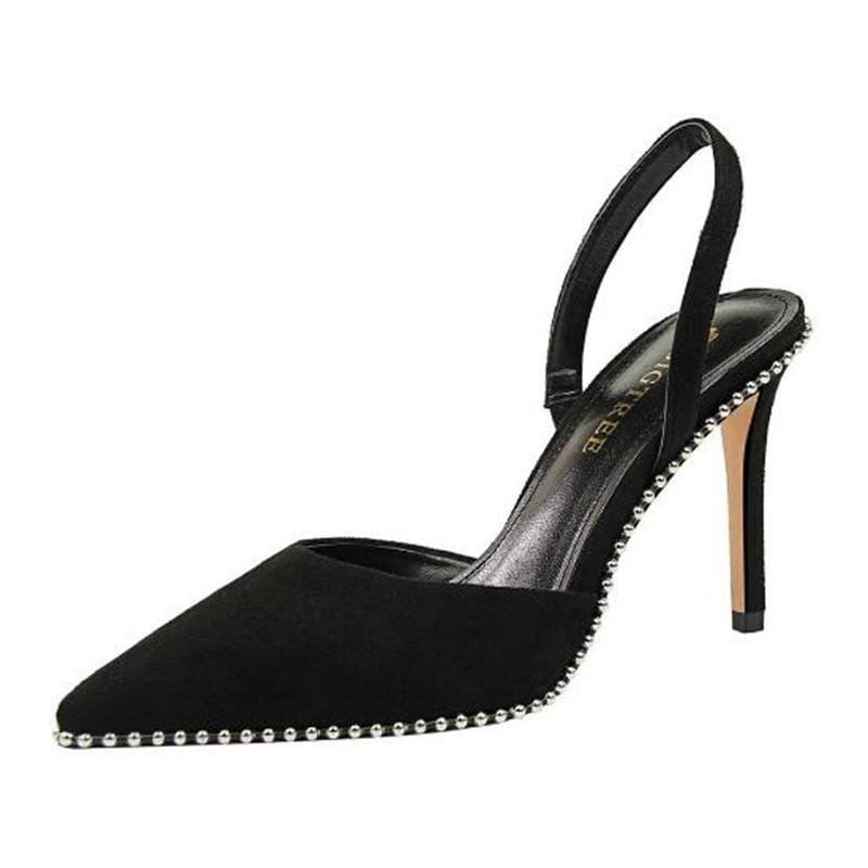 High Heel Suede Women Shoes