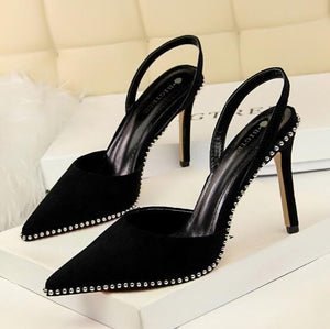 High Heel Suede Women Shoes