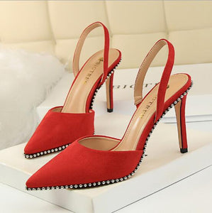High Heel Suede Women Shoes