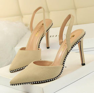 High Heel Suede Women Shoes