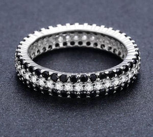 Classic Sterling Black Silver Ring