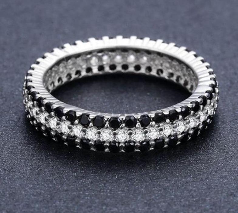 Classic Sterling Black Silver Ring