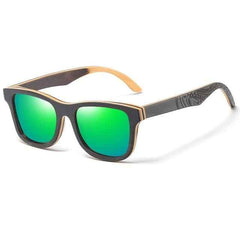 Designer wooden Frame Polarized Sunglases