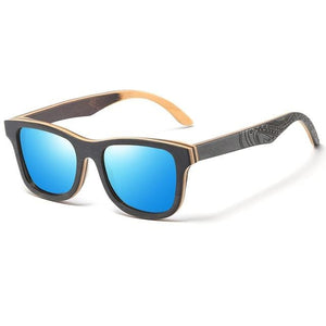 Designer wooden Frame Polarized Sunglases
