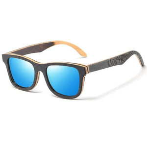 Designer wooden Frame Polarized Sunglases