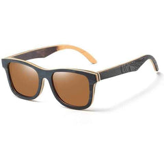 Designer wooden Frame Polarized Sunglases