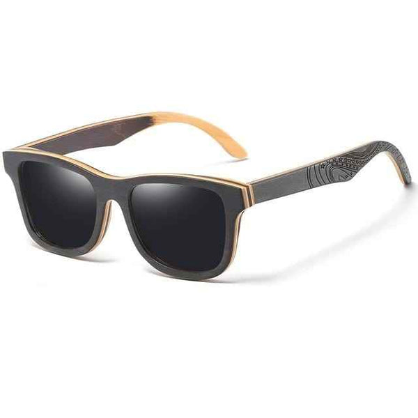 Designer wooden Frame Polarized Sunglases