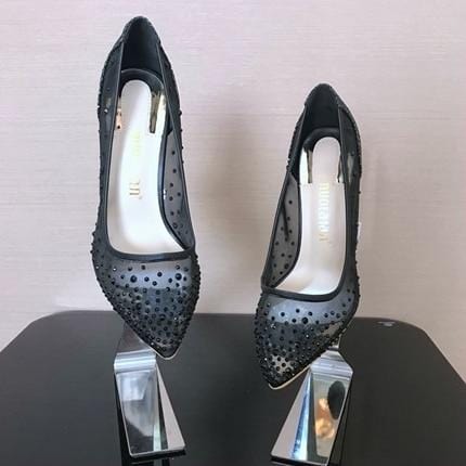 High Heel Rhinestone Shoes