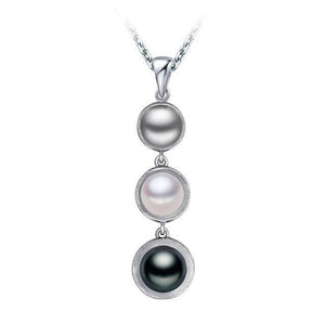 Sterling Silver Pearl Necklace Pendant