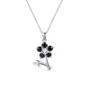 Flower Sterling Silver Necklace