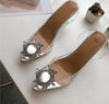 PVC Transparent Sun Decoration Wild Fairy Shoes