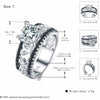 Sterling Silver Trendy Engagement Ring