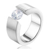 Effortlessly Designed Stone Encrusted Ring