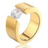 Effortlessly Designed Stone Encrusted Ring