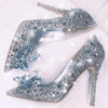 Cinderella Rhinestone High Heels Shoes