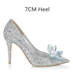 Cinderella Rhinestone High Heels Shoes