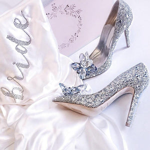 Cinderella Rhinestone High Heels Shoes