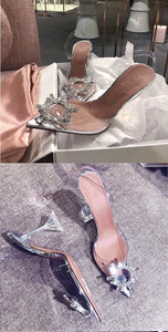 PVC Transparent Sun Decoration Wild Fairy Shoes