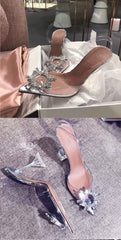 PVC Transparent Sun Decoration Wild Fairy Shoes