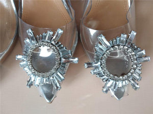 PVC Transparent Sun Decoration Wild Fairy Shoes