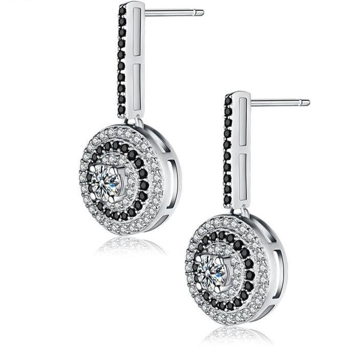 Silver Zirconia Stud Earrings