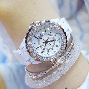 Ceramic Luxury Brand Rhinestone Watch