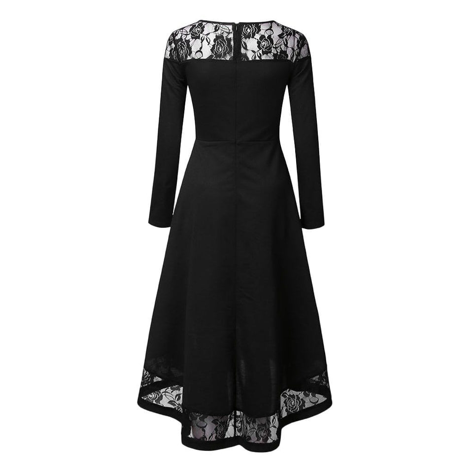 Casual Long Sleeve Flannel Dress