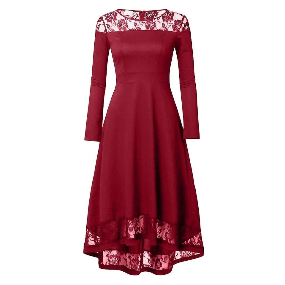 Casual Long Sleeve Flannel Dress