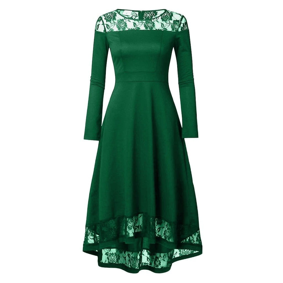 Casual Long Sleeve Flannel Dress