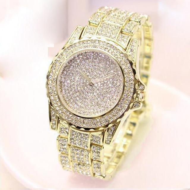 Luxury Diamond Rhinestone Bracelet Watch