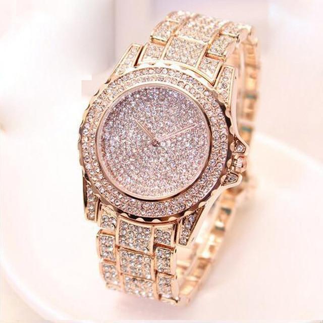 Luxury Diamond Rhinestone Bracelet Watch