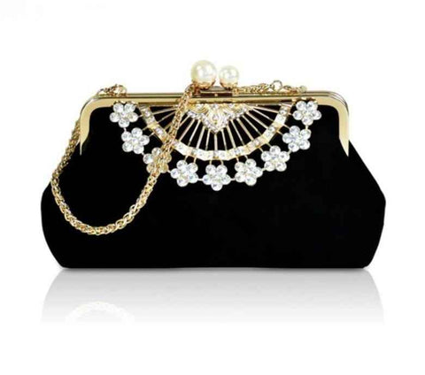 Diamond Decorated Banquet bag