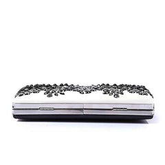 Cross Body B&W Diamond Clutch
