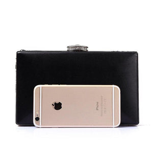 Cross Body B&W Diamond Clutch