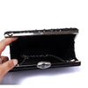 Cross Body B&W Diamond Clutch