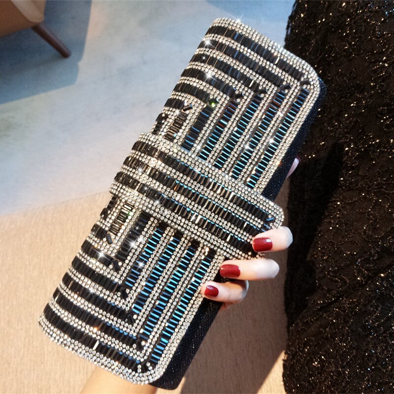 Rhinestone Crystal Sparkling Clutch Bag