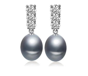 Sterling Silver Pearl studded Earring
