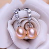 Sterling Silver Pearl studded Earring