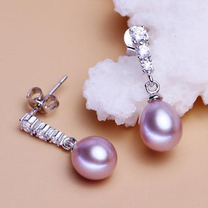 Sterling Silver Pearl studded Earring